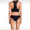 Tiger Print Sexy Zipper Bikini Split Swimsuit Women