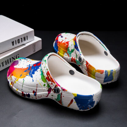 Fashion Personalized Printed Design Beach Sandals Men - Image 4