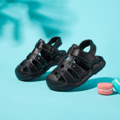 Girls Baby Soft Sole Boys Sandals Baotou Beach Shoes - Image 5