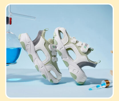 Fashion Single Shoes Children Sandals Boys Beach Toe Cap Sneakers - Image 10