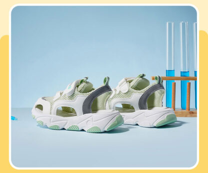 Fashion Single Shoes Children Sandals Boys Beach Toe Cap Sneakers - Image 8