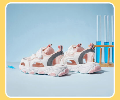 Fashion Single Shoes Children Sandals Boys Beach Toe Cap Sneakers - Image 6