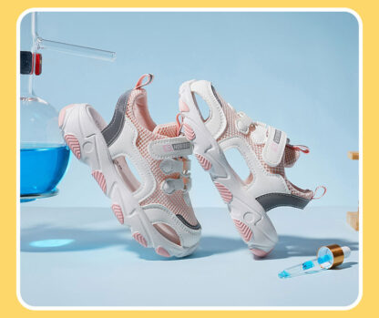 Fashion Single Shoes Children Sandals Boys Beach Toe Cap Sneakers - Image 9