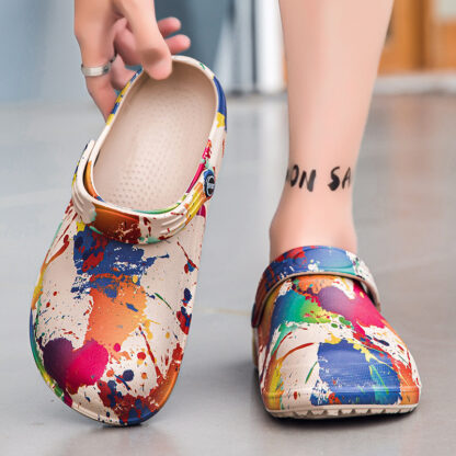 Fashion Personalized Printed Design Beach Sandals Men - Image 7