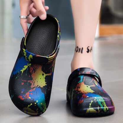 Fashion Personalized Printed Design Beach Sandals Men - Image 2